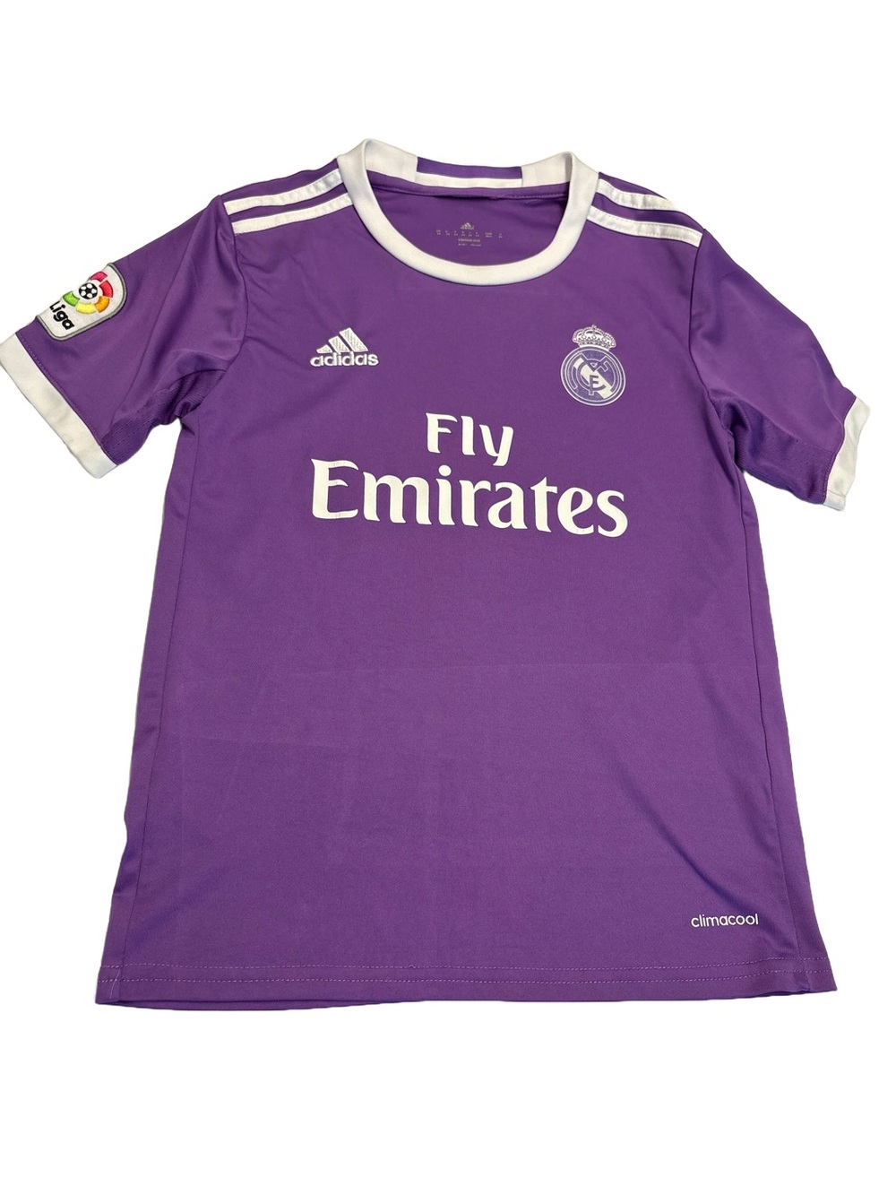 Real Madrid Ronaldo 7 Kids Purple Jersey with White Accents